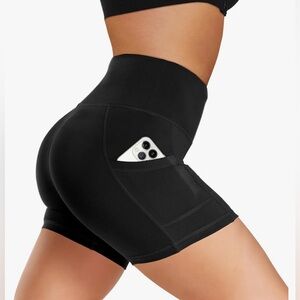 Biker Shorts Women with Pockets